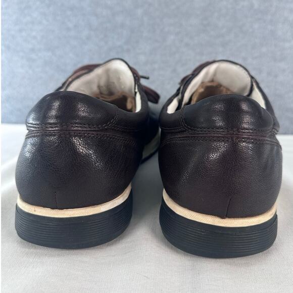Cole Haan Mens sz 12 Quincy Lace Up Dark Brown Leather Sneaker Air Comfort main image 4